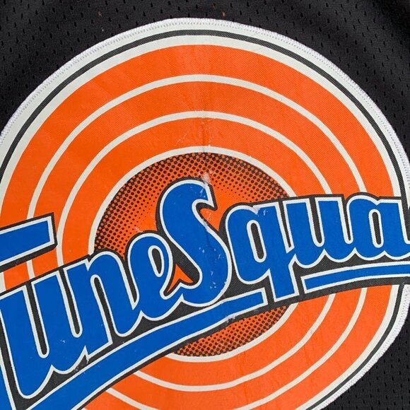 Vintage 90s Champion X Jordan Bugs Bunny Tune Squad Jersey Large Black - Picture 6 of 6